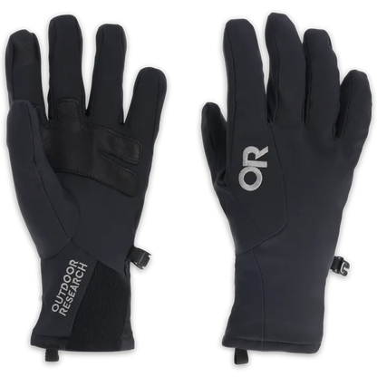 Outdoor Research Women's Sureshot Softshell Gloves-Accessories - Gloves - Women's-Outdoor Research-Solid Black-S-Appalachian Outfitters