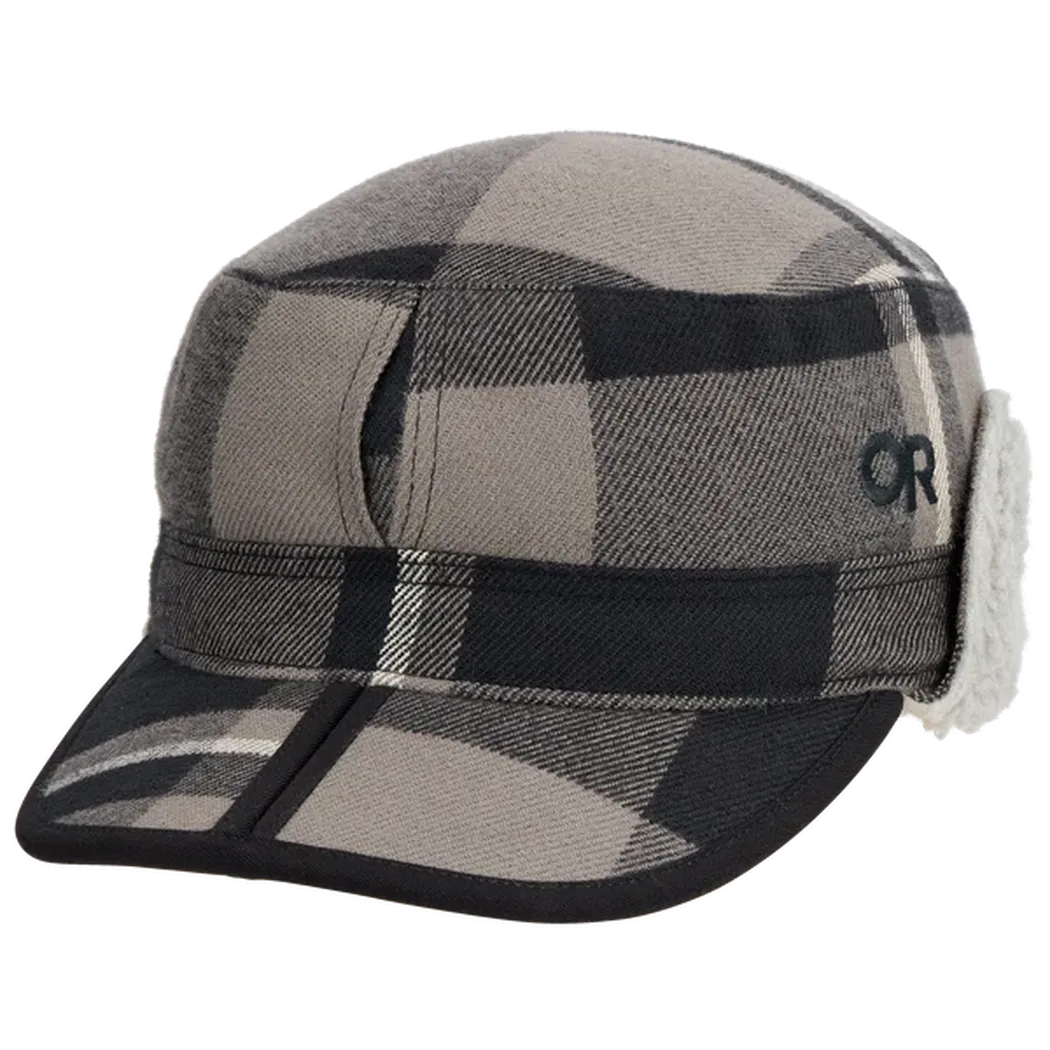 Outdoor Research Yukon Cap-Accessories - Hats - Unisex-Outdoor Research-Black/Pewter Plaid-L-Appalachian Outfitters