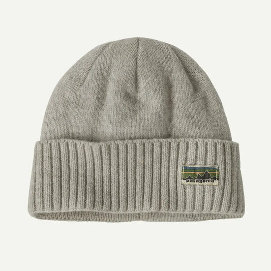 Patagonia Brodeo Beanie-Accessories - Hats - Unisex-Patagonia-OG Legacy Label: Crisp Grey-Appalachian Outfitters