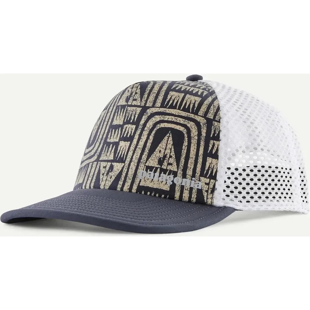 Patagonia Duckbill Trucker Hat-Accessories - Hats - Unisex-Patagonia-Flow: Sunken Blue-Appalachian Outfitters