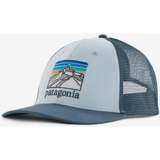 Patagonia Line Logo Ridge LoPro Trucker Hat-Accessories - Hats - Unisex-Patagonia-Chilled Blue-Appalachian Outfitters