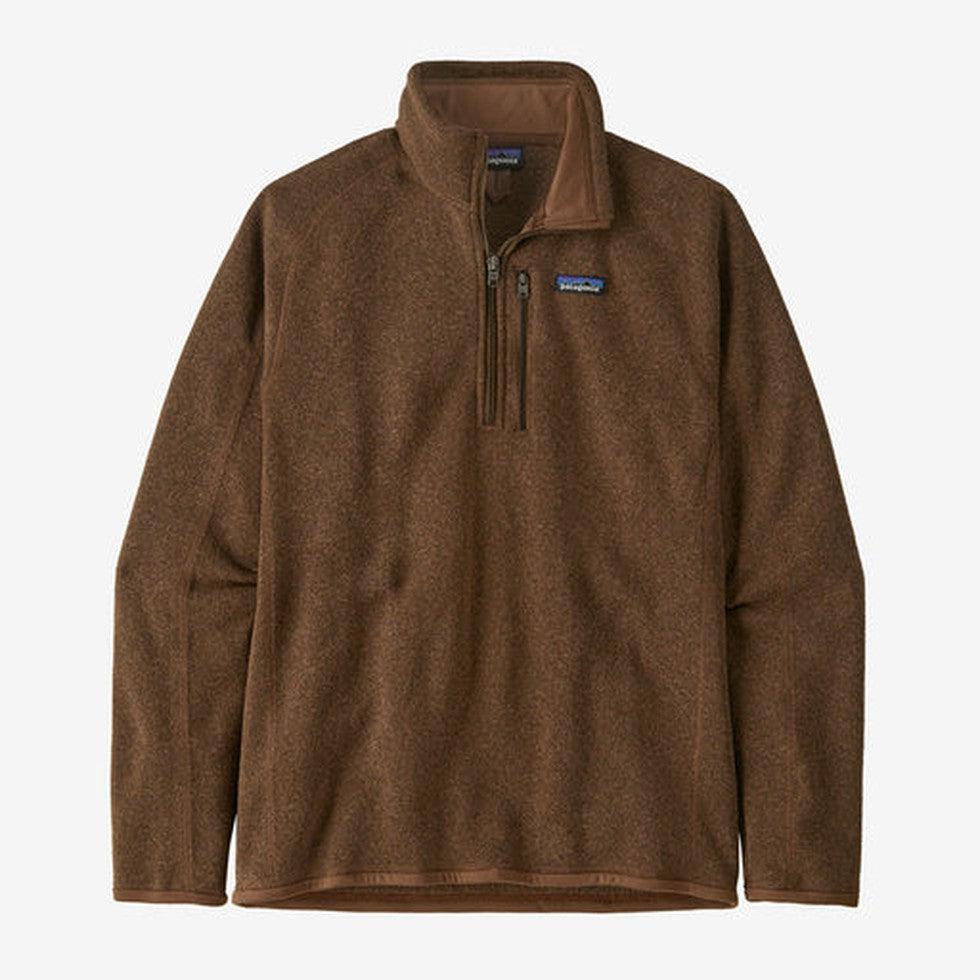 Men's Better Sweater 1/4 Zip-Men's - Clothing - Tops-Patagonia-Moose Brown-M-Appalachian Outfitters