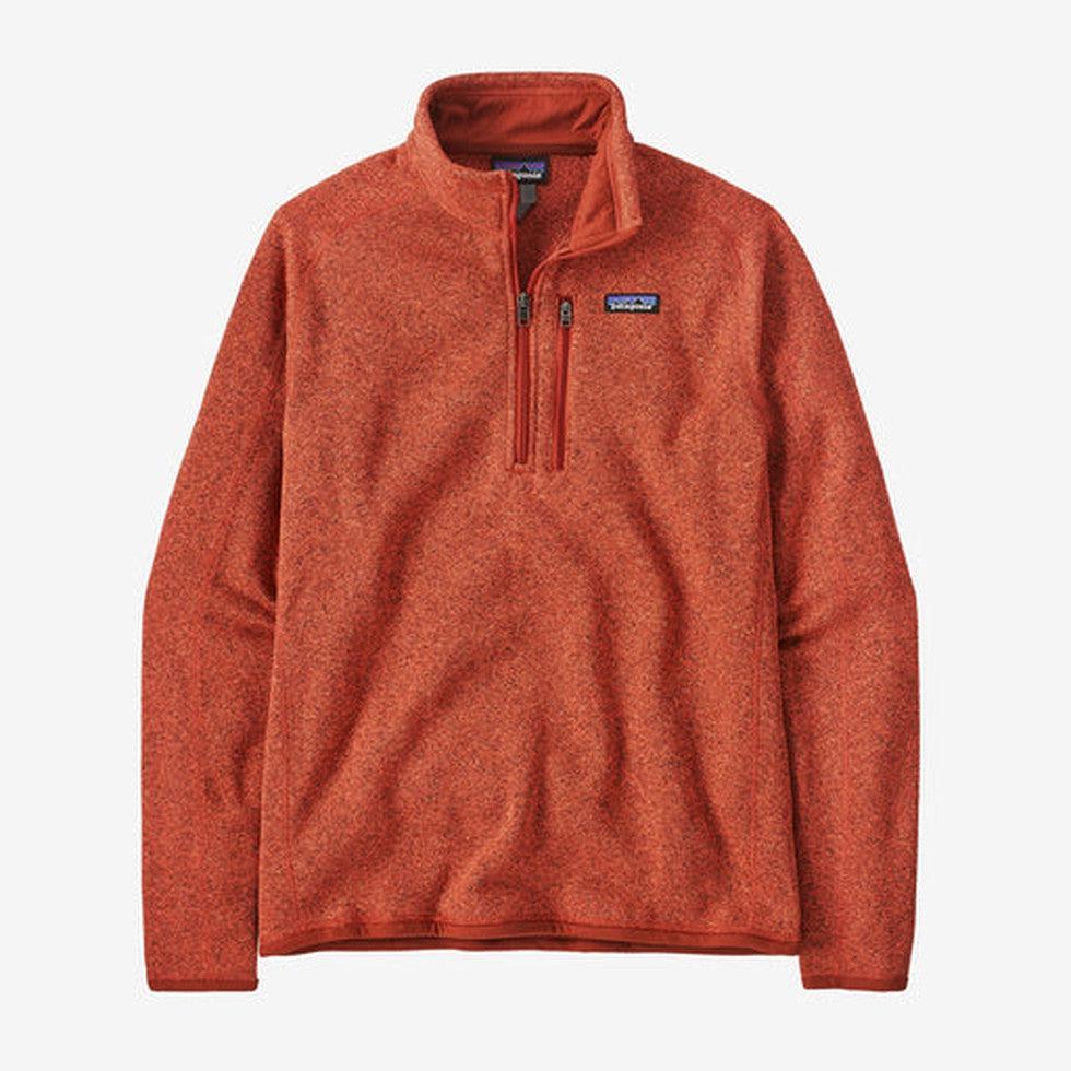 Patagonia Men's Better Sweater 1/4 Zip-Men's - Clothing - Tops-Patagonia-Pimento Red-M-Appalachian Outfitters