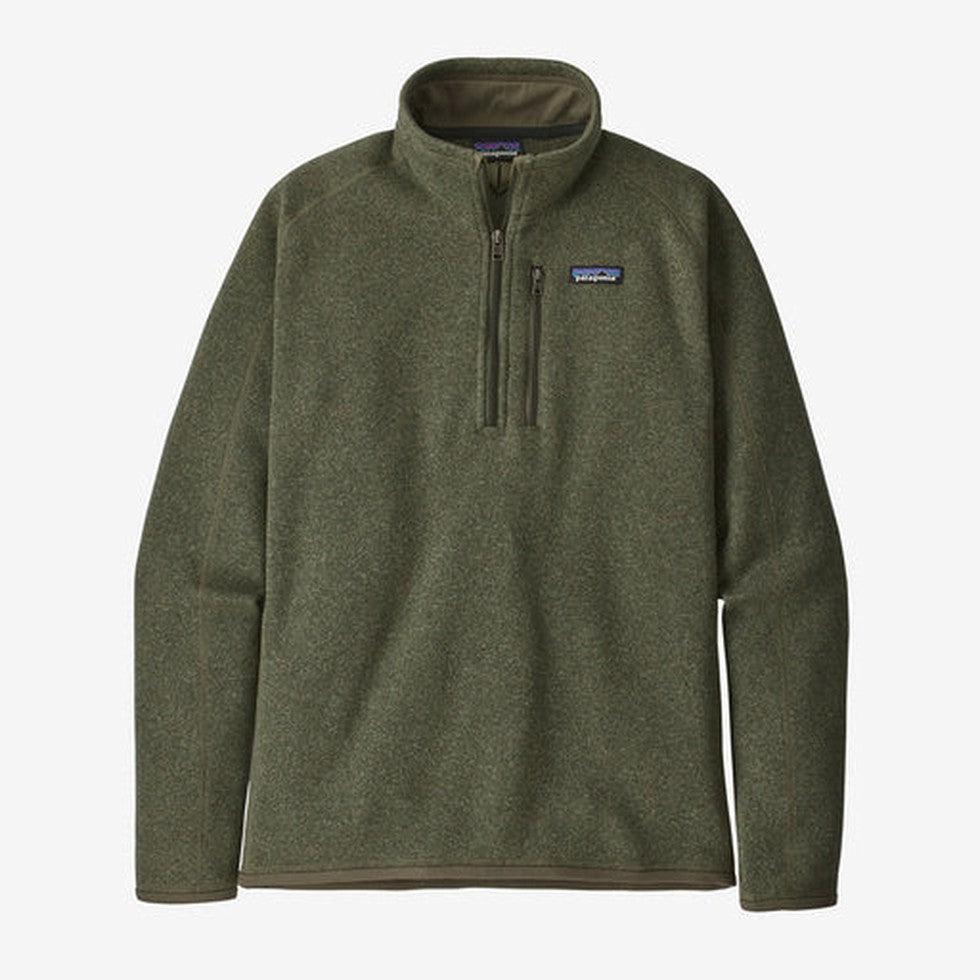 Men's Better Sweater 1/4 Zip-Men's - Clothing - Tops-Patagonia-Industrial Green-S-Appalachian Outfitters