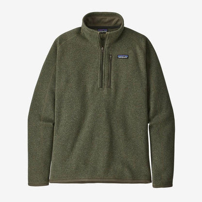 Men's Better Sweater 1/4 Zip-Men's - Clothing - Tops-Patagonia-Industrial Green-S-Appalachian Outfitters