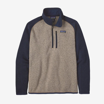 Men's Better Sweater 1/4 Zip-Men's - Clothing - Tops-Patagonia-Oar Tan-M-Appalachian Outfitters