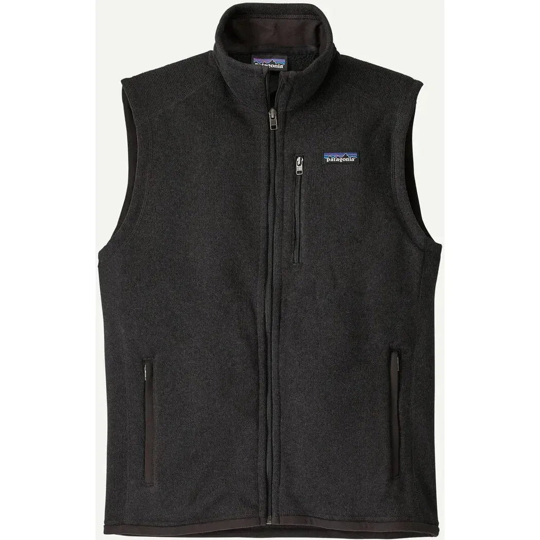 Patagonia Men's Better Sweater Vest-Men's - Clothing - Jackets & Vests-Patagonia-Black-M-Appalachian Outfitters