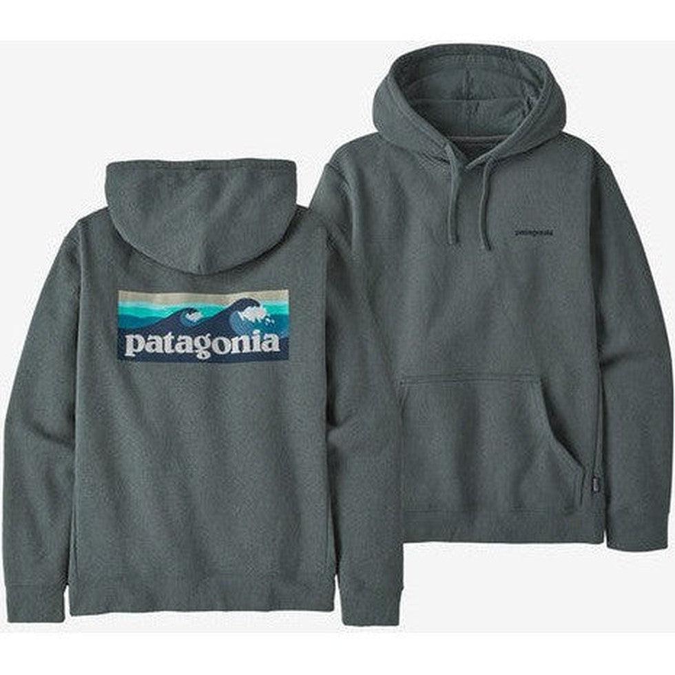 Men's Boardshort Logo Uprisal Hoody-Men's - Clothing - Tops-Patagonia-Nouveau Green-M-Appalachian Outfitters