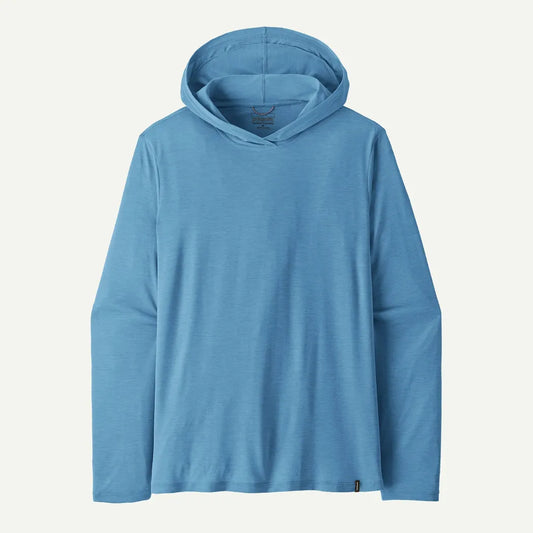 Patagonia Men's Cap Cool Daily Hoody-Men's - Clothing - Tops-Patagonia-Shore Blue - Light Shore Blue X-Dye-M-Appalachian Outfitters