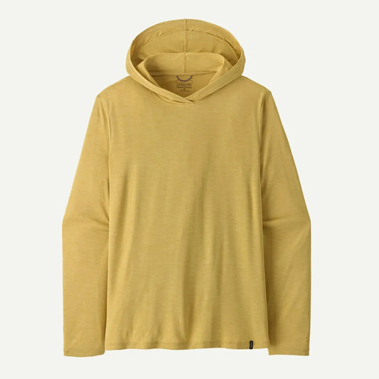 Patagonia Men's Cap Cool Daily Hoody-Men's - Clothing - Tops-Patagonia-Limestone Yellow - Light Limestone Yellow X-Dye-M-Appalachian Outfitters