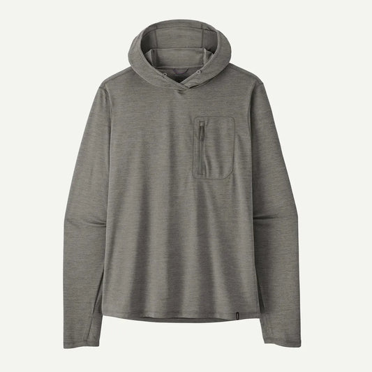 Patagonia Men's Cap Cool Sun Hoody-Men's - Clothing - Tops-Patagonia-Forge Grey - Noble Grey X-Dye-M-Appalachian Outfitters