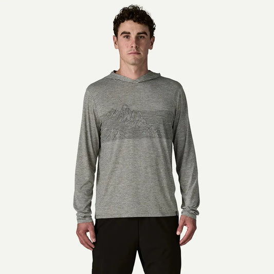 Patagonia Men's CapCool Daily Hoody - Strataspire Stripe-Men's - Clothing - Tops-Patagonia-Appalachian Outfitters