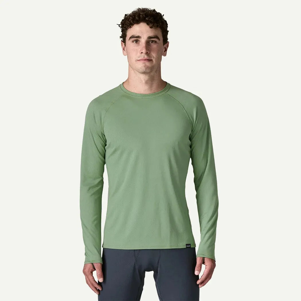Patagonia Men's Capilene Midweight Crew-Men's - Clothing - Baselayer-Patagonia-Ellwood Green-S-Appalachian Outfitters
