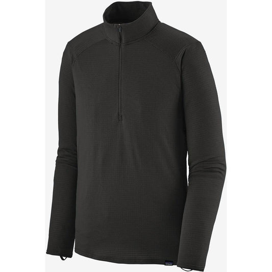 Men's Capilene Thermal Weight Zip Neck-Men's - Clothing - Tops-Patagonia-Black-S-Appalachian Outfitters