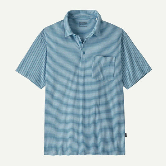 Patagonia Men's Dally Polo-Men's - Clothing - Tops-Patagonia-Twin Rope: Shore Blue-M-Appalachian Outfitters
