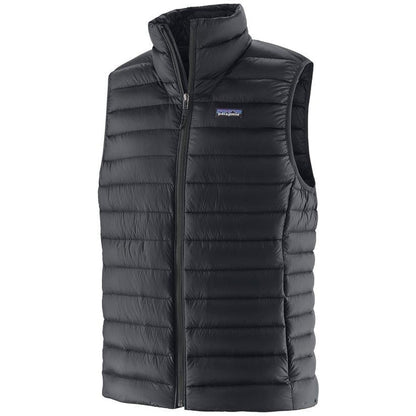 Men's Down Sweater Vest-Men's - Clothing - Jackets & Vests-Patagonia-Black-S-Appalachian Outfitters