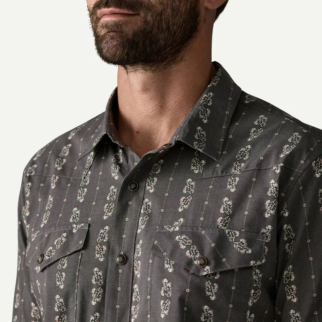 Patagonia Go To Western Shirt - Men's - Lowlands Forge Grey / L
