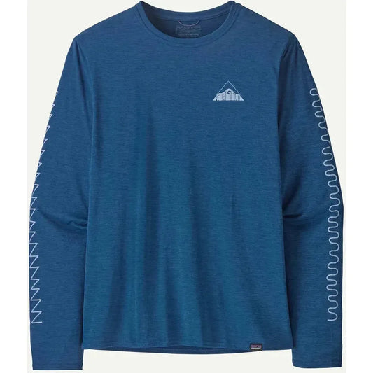 Patagonia Men's Long Sleeve Cap Cool Daily Graphic Shirt - Lands-Men's - Clothing - Tops-Patagonia-Appalachian Outfitters