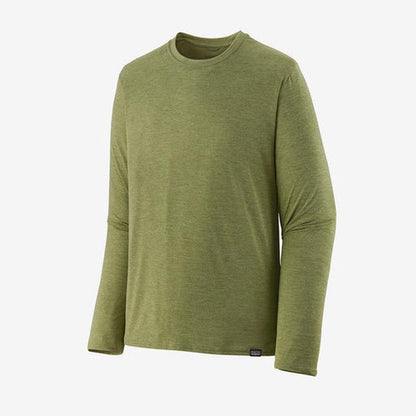 Men's Long-Sleeve Cap Cool Daily Shirt-Men's - Clothing - Tops-Patagonia-Salvia Green - Dark Salvia Green X-Dye-M-Appalachian Outfitters