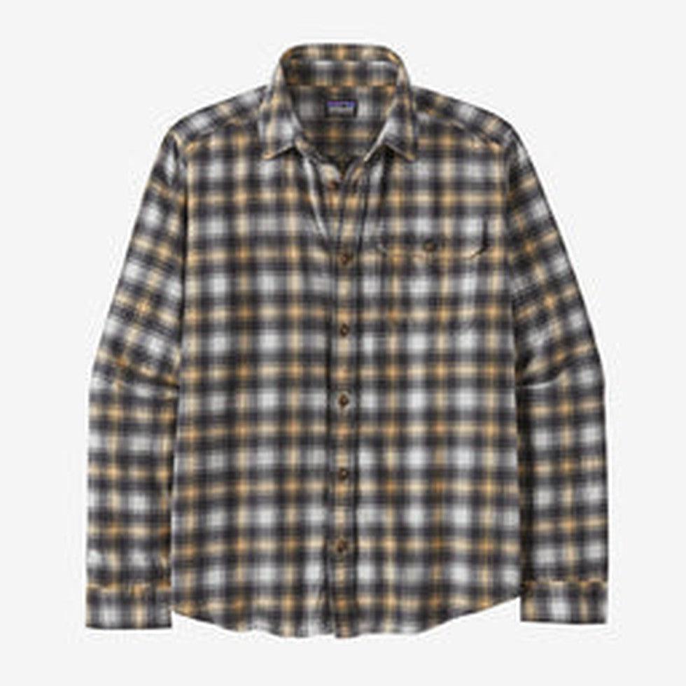 Patagonia Men's Long Sleeve Cotton in Conversion Light Weight Fjord Flannel Shirt-Men's - Clothing - Tops-Patagonia-Beach Day: Sandy Melon-M-Appalachian Outfitters
