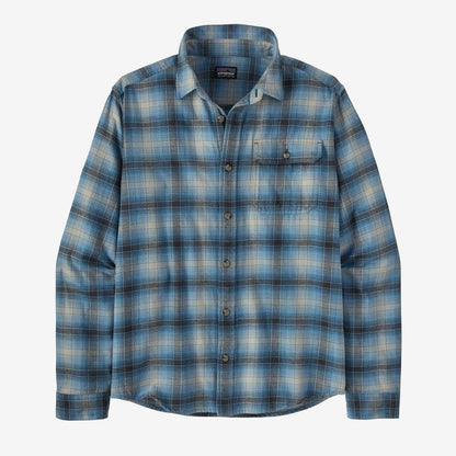 Men's L/S Cotton in Conversion LW Fjord Flannel Shirt-Men's - Clothing - Tops-Patagonia-Avant: Blue Bird-S-Appalachian Outfitters