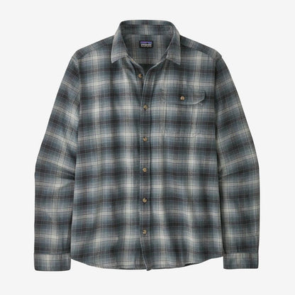 Men's L/S Cotton in Conversion LW Fjord Flannel Shirt-Men's - Clothing - Tops-Patagonia-Avant: Nouveau Green-M-Appalachian Outfitters