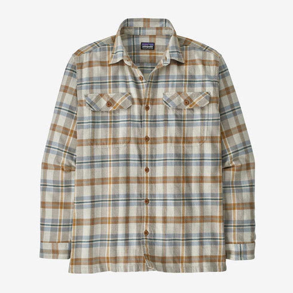 Men's Long Sleeve Organic Cotton MW Fjord Flannel Shirt-Men's - Clothing - Tops-Patagonia-FINL-M-Appalachian Outfitters