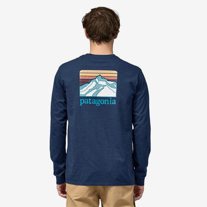Men's L/S Line Logo Ridge Responsiblili-Tee-Men's - Clothing - Tops-Patagonia-Appalachian Outfitters