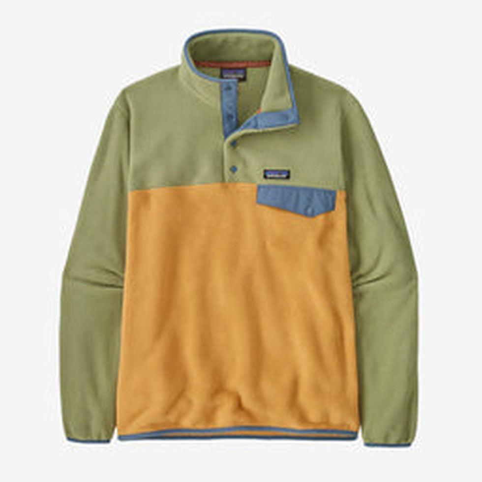 Patagonia Men's LW Synchilla Snap-T Fleece Pullover-Men's - Clothing - Jackets & Vests-Patagonia-Pufferfish Gold-M-Appalachian Outfitters