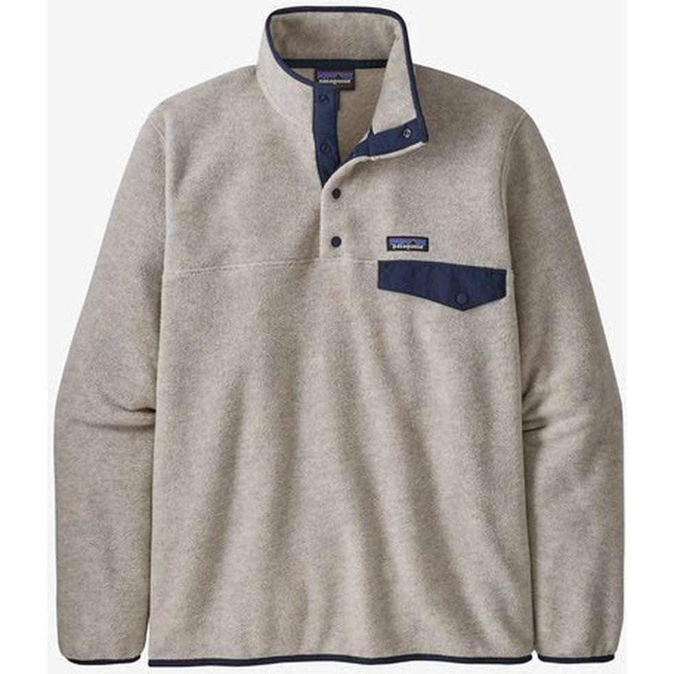 Men's LW Synchilla Snap-T Fleece Pullover-Men's - Clothing - Jackets & Vests-Patagonia-Oatmeal-M-Appalachian Outfitters