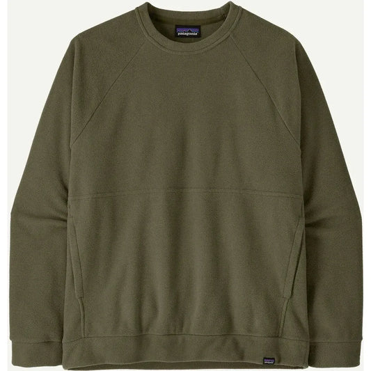 Patagonia Men's Micro D Crewneck-Men's - Clothing - Tops-Patagonia-Basin Green-M-Appalachian Outfitters