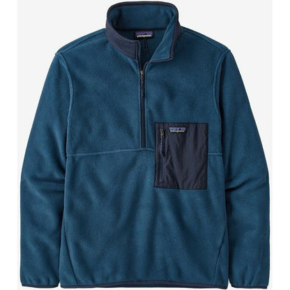 Men's Microdini 1/2 Zip Pullover-Men's - Clothing - Tops-Patagonia-Tidepool Blue-M-Appalachian Outfitters
