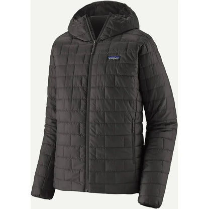 Patagonia Men's Nano Puff Hoody-Men's - Clothing - Jackets & Vests-Patagonia-Black-M-Appalachian Outfitters