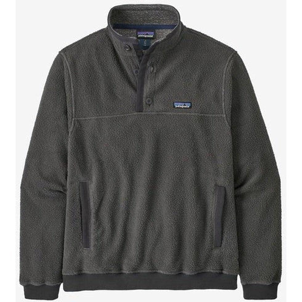 Men's Shearling Button Pullover-Men's - Clothing - Tops-Patagonia-X-Ray Grey-M-Appalachian Outfitters