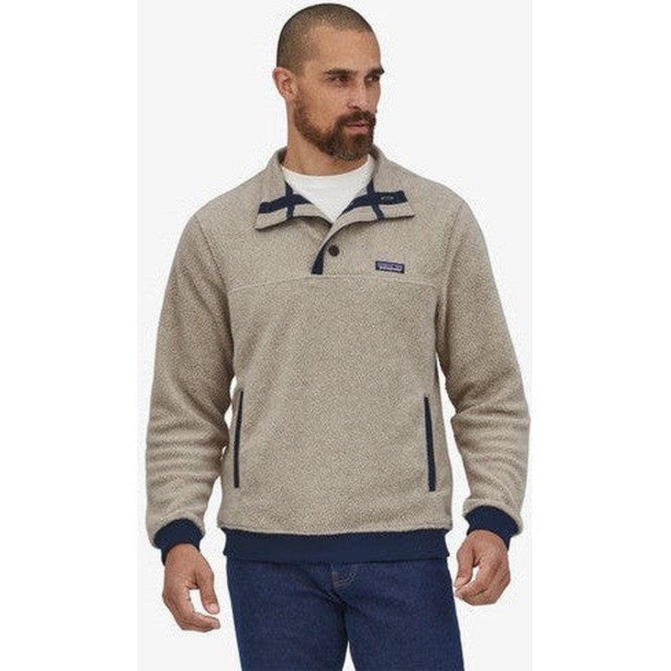 Men's Shearling Button Pullover-Men's - Clothing - Tops-Patagonia-Appalachian Outfitters