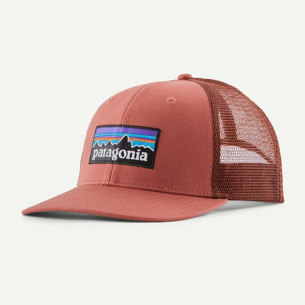 Patagonia P-6 Logo Trucker Hat-Accessories - Hats - Unisex-Patagonia-Potters Red-Appalachian Outfitters