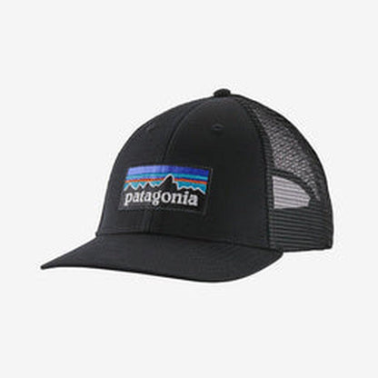 Patagonia P-6 Logo Trucker Hat-Accessories - Hats - Unisex-Patagonia-Black-Appalachian Outfitters