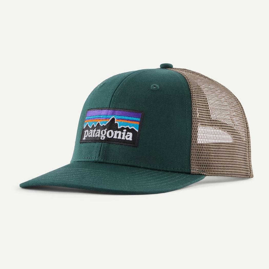 Patagonia P-6 Logo Trucker Hat-Accessories - Hats - Unisex-Patagonia-Cascade Green-Appalachian Outfitters