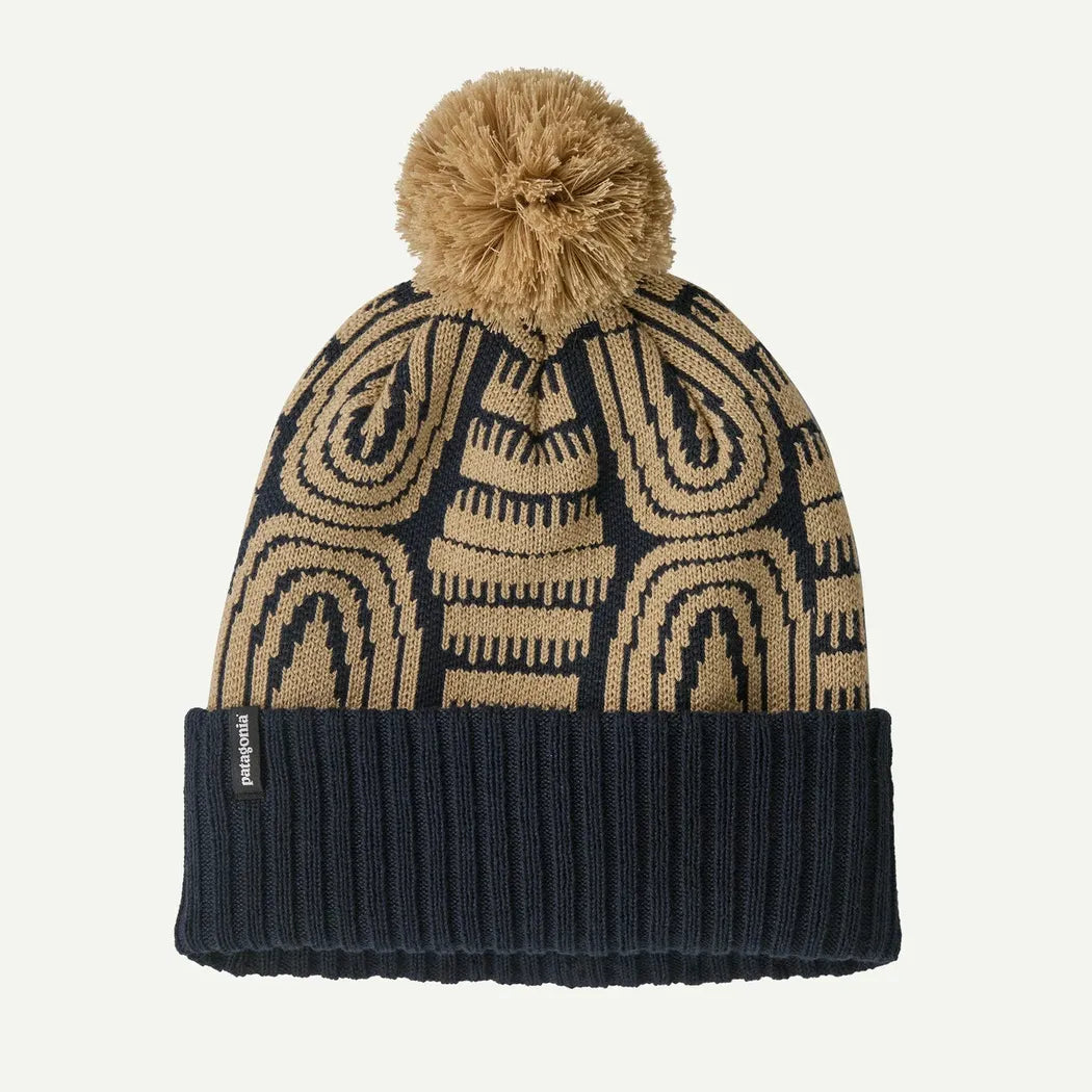 Patagonia Powder Town Beanie-Accessories - Hats - Unisex-Patagonia-Flow: Sunken Blue-Appalachian Outfitters