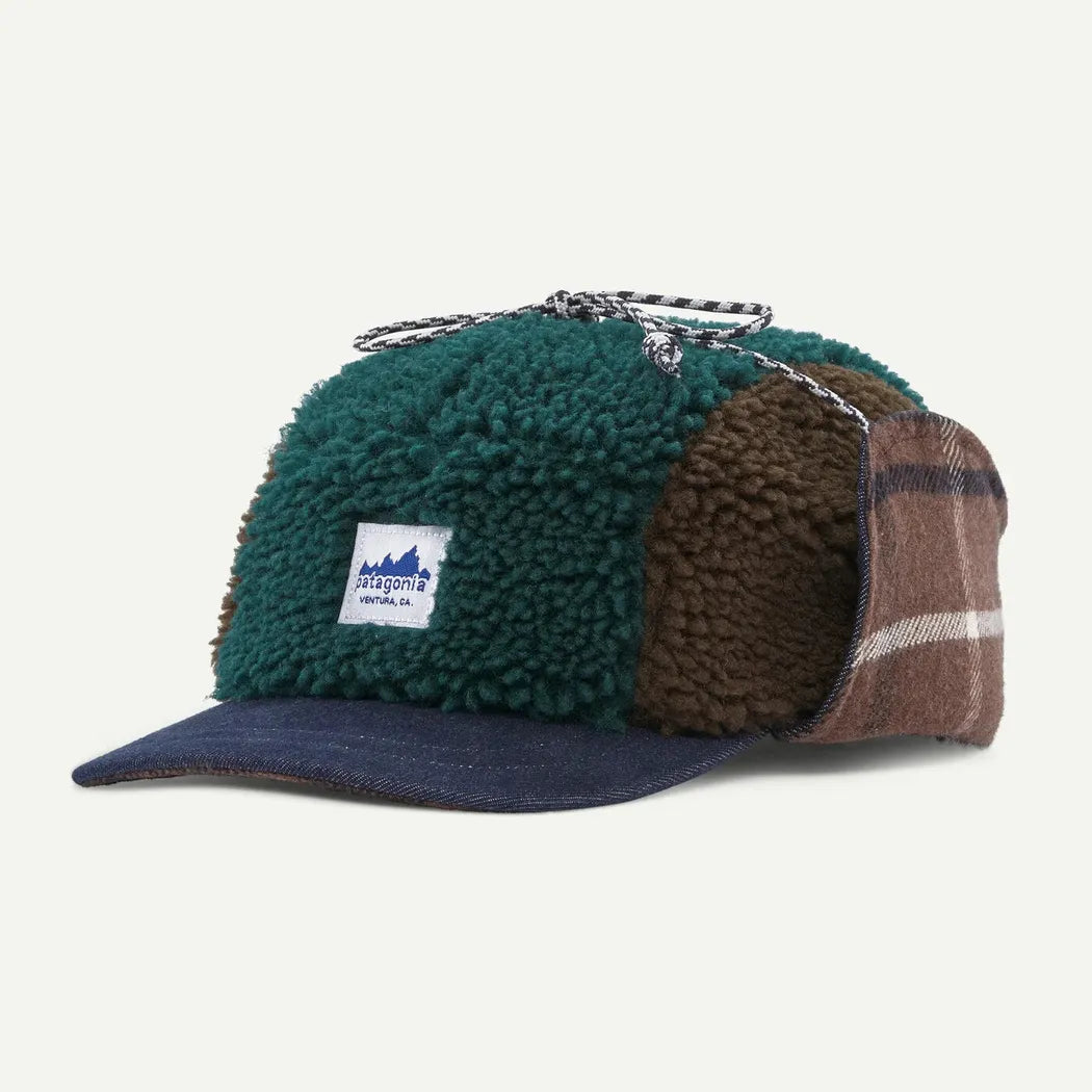 Patagonia Range Earflap Cap-Accessories - Hats - Unisex-Patagonia-Cascade Green-M-Appalachian Outfitters