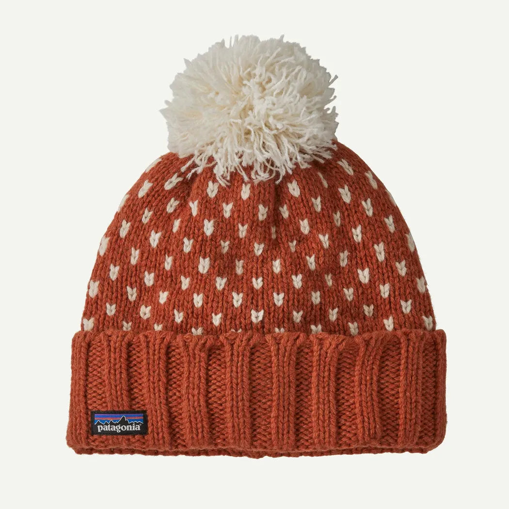 Patagonia Snowbelle Beanie-Accessories - Hats - Unisex-Patagonia-Offset Dot: Burnished Red-Appalachian Outfitters