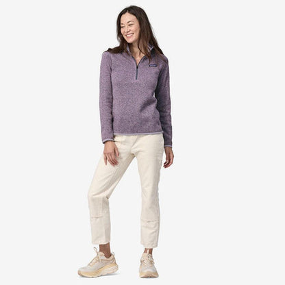 Women's Better Sweater 1/4 Zip-Women's - Clothing - Tops-Patagonia-Current Blue-S-Appalachian Outfitters