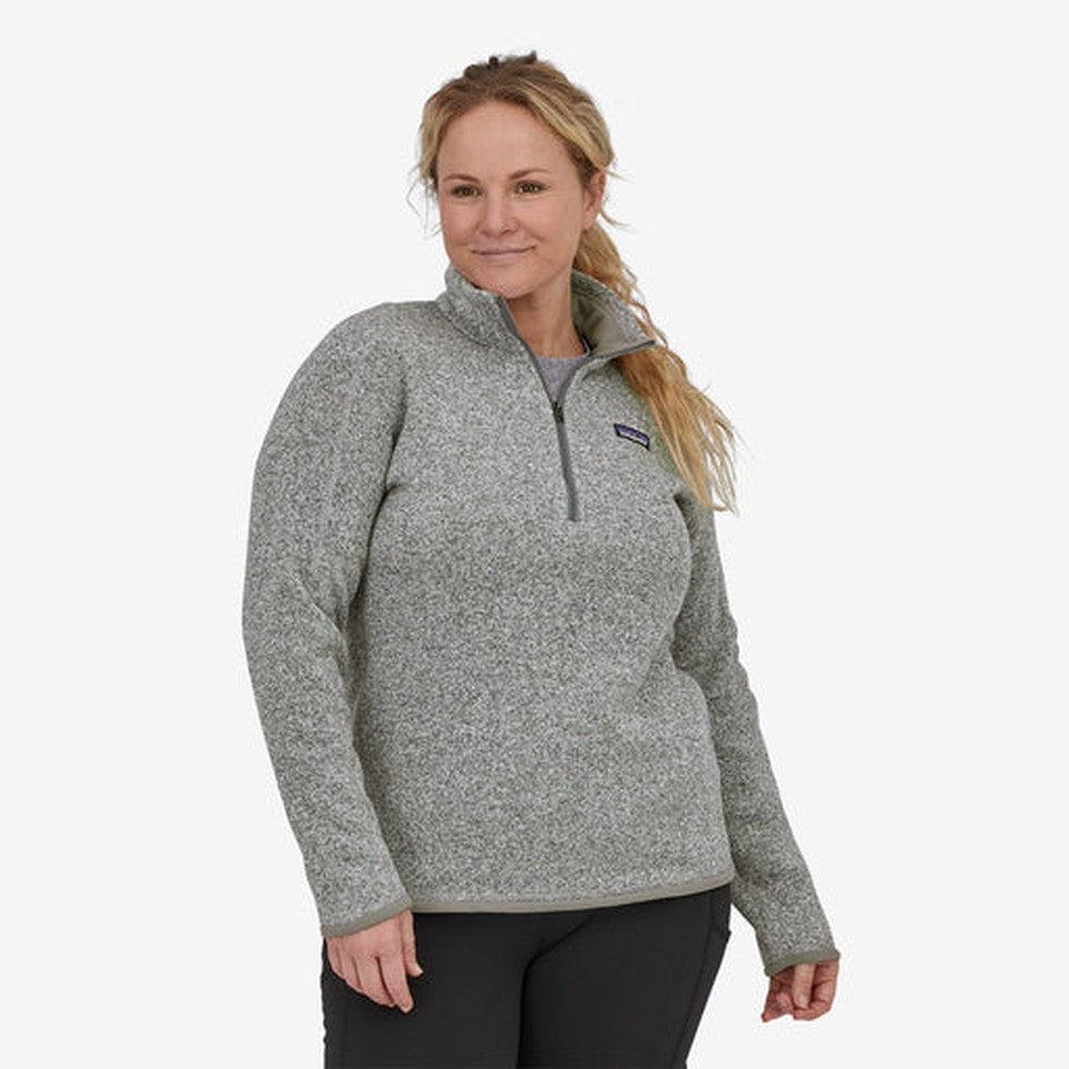 Women's Better Sweater 1/4 Zip-Women's - Clothing - Tops-Patagonia-Nouveau Green-S-Appalachian Outfitters