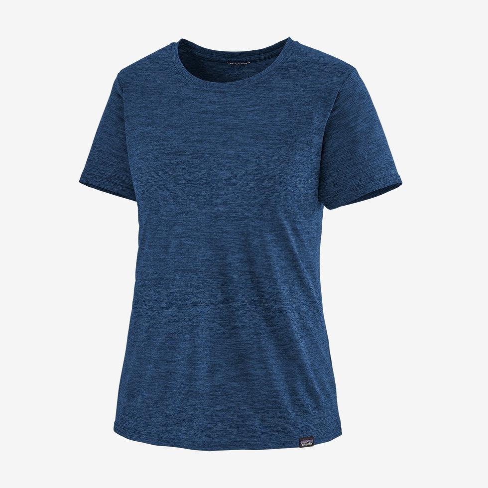 Women's Cap Cool Daily Shirt-Women's - Clothing - Tops-Patagonia-Viking Blue - Navy Blue X-Dye -S-Appalachian Outfitters