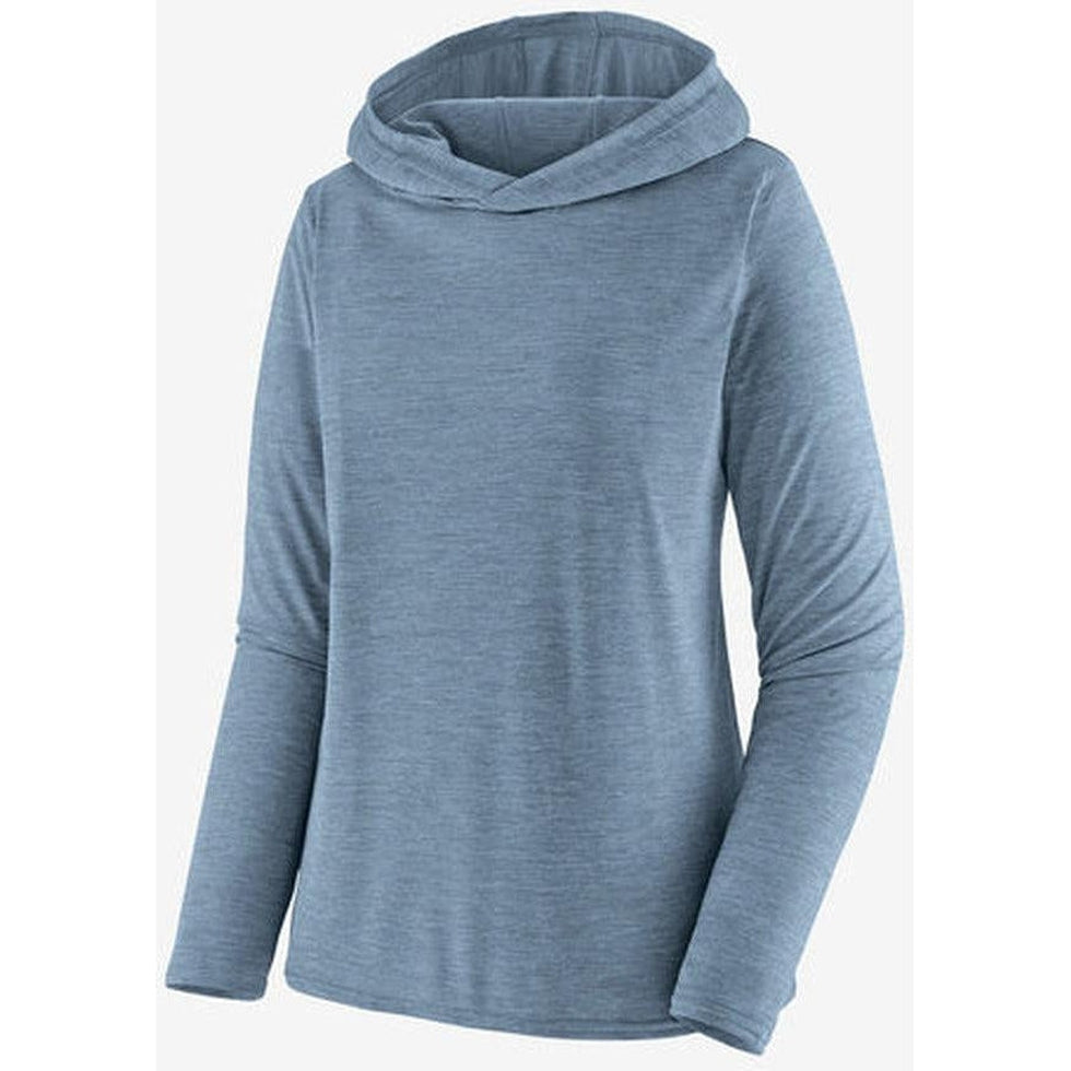 Women's Capeline Cool Daily Hoody-Women's - Clothing - Tops-Patagonia-Steam Blue - Light Plume Grey X-Dye-S-Appalachian Outfitters