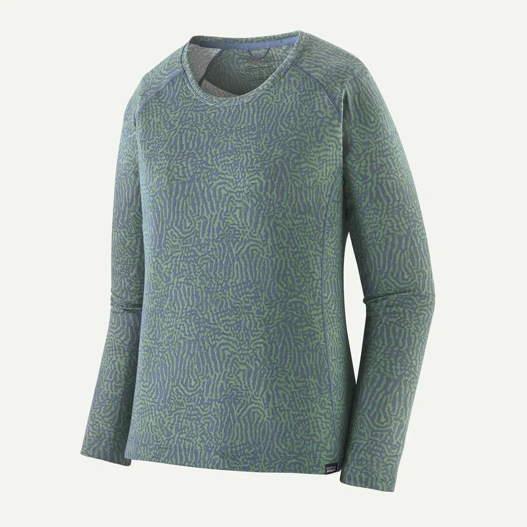 Patagonia Women's Capilene Midweight Crew-Women's - Clothing - Baselayer-Patagonia-Sea Run: Barnacle Blue-S-Appalachian Outfitters