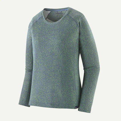 Patagonia Women's Capilene Midweight Crew-Women's - Clothing - Baselayer-Patagonia-Sea Run: Barnacle Blue-S-Appalachian Outfitters