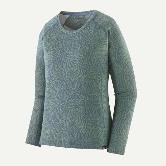 Patagonia Women's Capilene Midweight Crew-Women's - Clothing - Baselayer-Patagonia-Sea Run: Barnacle Blue-S-Appalachian Outfitters