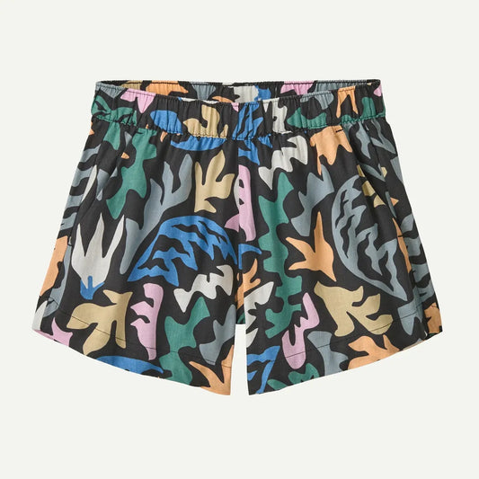 Patagonia Women's Garden Island Shorts-Women's - Clothing - Bottoms-Patagonia-Abstract Kaleido: Black-XS-Appalachian Outfitters