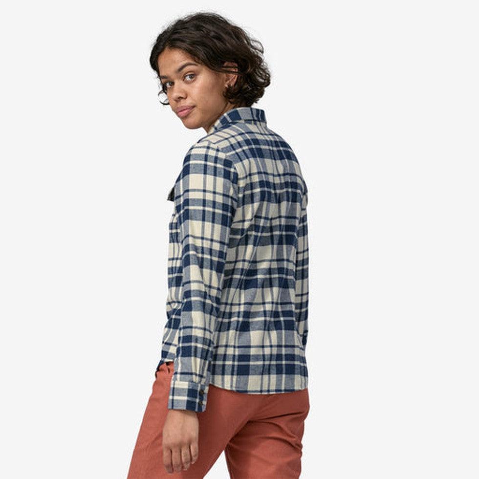 Patagonia Women's Long Sleeve Organic Cotton Midweight Fjord Flannel Shirt-Women's - Clothing - Tops-Patagonia-Appalachian Outfitters